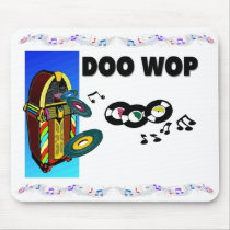 Doo Wop Mouse Pad mousepads by Lizzydee Doo Wop Mouse Pad mousepads