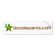 DoodiePants.com Bumper Sticker bumper stickers