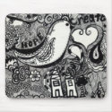 Doodle Bird mousepads
