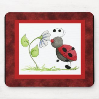 Doodle Bug Ladybug Mousepad mousepad