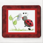 Doodle Bug Ladybug Mousepad mousepads