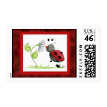 Doodle Bug Ladybug Postage Stamp