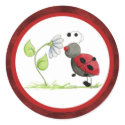 Doodle Bug Ladybug Sticker by 13BlackCatsDesigns Doodle Bug Ladybug Sticker