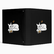 Doodle Cat 3 Ring Binders