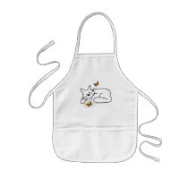 Doodle Cat Aprons