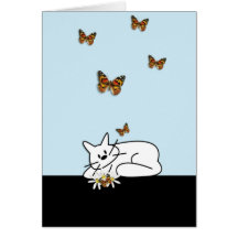 Doodle Cat Greeting Cards
