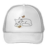 Doodle Cat Mesh Hats