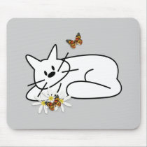 Doodle Cat mousepads