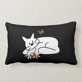Doodle Cats Nap Time Pillow