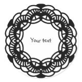 Doodle Design Frame sticker