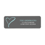 Doodle Heart Address Labels