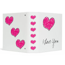 Doodle Heart binders by ChocolateJava Doodle Heart binders