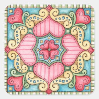 Doodle Heart - Stickers