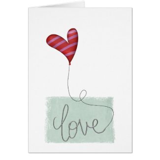 doodle Heart Valentines Day Card