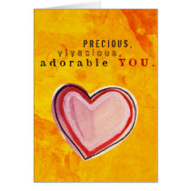 doodle Heart Valentines Day Card cards