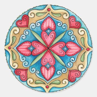 Doodle Hearts - Stickers