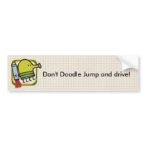 Doodle Jump bumper stickers by LimaSky Doodle Jump bumper stickers