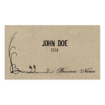 Doodle on Cardboard business cards