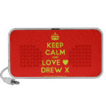 [Crown] keep calm and love [Love heart] drew x  Doodle Speakers
