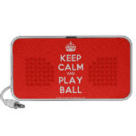 [Crown] keep calm and play ball  Doodle Speakers