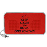 [Electric guitar] keep calm %26 rock on%21%21%21  Doodle Speakers
