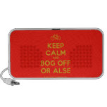 [Bicycle] keep calm and bog off or alse  Doodle Speakers