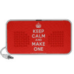 [Crown] keep calm and make one  Doodle Speakers