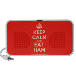 [Crown] keep calm and eat ham  Doodle Speakers