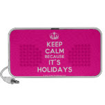[Dancing crown] keep calm because it's holidays  Doodle Speakers