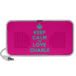 [Crown] keep calm and love charli!  Doodle Speakers
