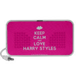 [Two hearts] keep calm and love harry styles  Doodle Speakers