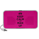 [Feet] keep calm and man up  Doodle Speakers