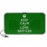 [Smile] keep calm and love skittles  Doodle Speakers