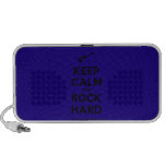 [Electric guitar] keep calm and rock hard  Doodle Speakers