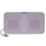 [Crown] keep calm and love on  Doodle Speakers