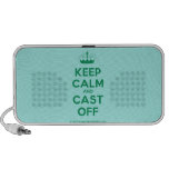[Knitting crown] keep calm and cast off  Doodle Speakers