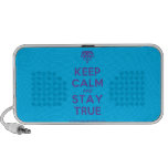 [Crown upside down] keep calm and stay true  Doodle Speakers
