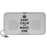 [Crown] keep calm and make one  Doodle Speakers