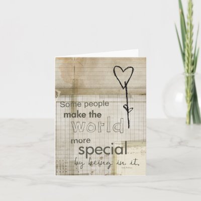 Special Person Card