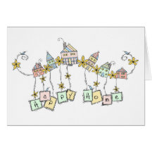 Doodles caseros felices, tarjeta del estreno de un