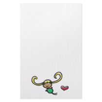 Doodles Girl Stationery