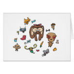 Doodles Large Note Card