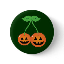 Doom Jack o' Lantern Cherries buttons