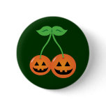Doom Jack o' Lantern Cherries Pinback Button