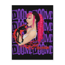 DOOM! Magazine "Z" Purple Postcards