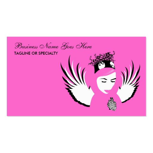 doomed devotion : lost angel business card templates (front side)