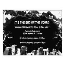 Doomsday Party Specialty Invitation