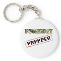 DoomsDay Prepper Stamp Keychain