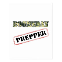 DoomsDay Prepper Stamp Post Cards