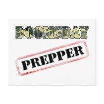 DoomsDay Prepper Stamp Post Cards